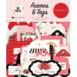 Carta Bella Be Mine Ephemera Frames & Tags (CBBM477025)