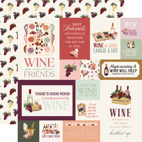 Carta Bella Wine 12x12 Inch Collection Kit (CBW479016)