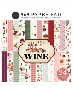 Carta Bella PRE-ORDER Wine 6x6 Inch Paper Pad (CBW479023) Carta Bella PRE-ORDER Wine 6x6 Inch Paper Pad (CBW479023)