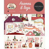 Carta Bella Wine Ephemera Frames & Tags (CBW479025)