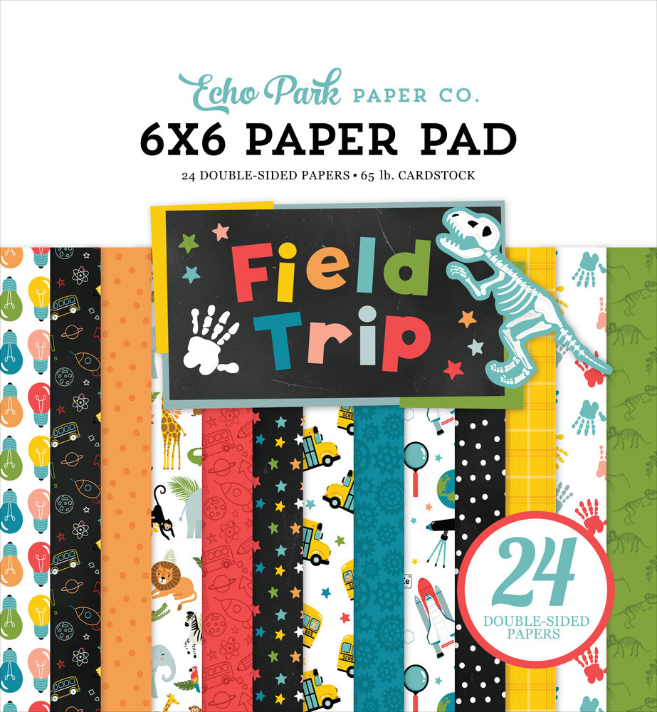 Echo Park Field Trip 6x6 Inch Paper Pad (FT478023)