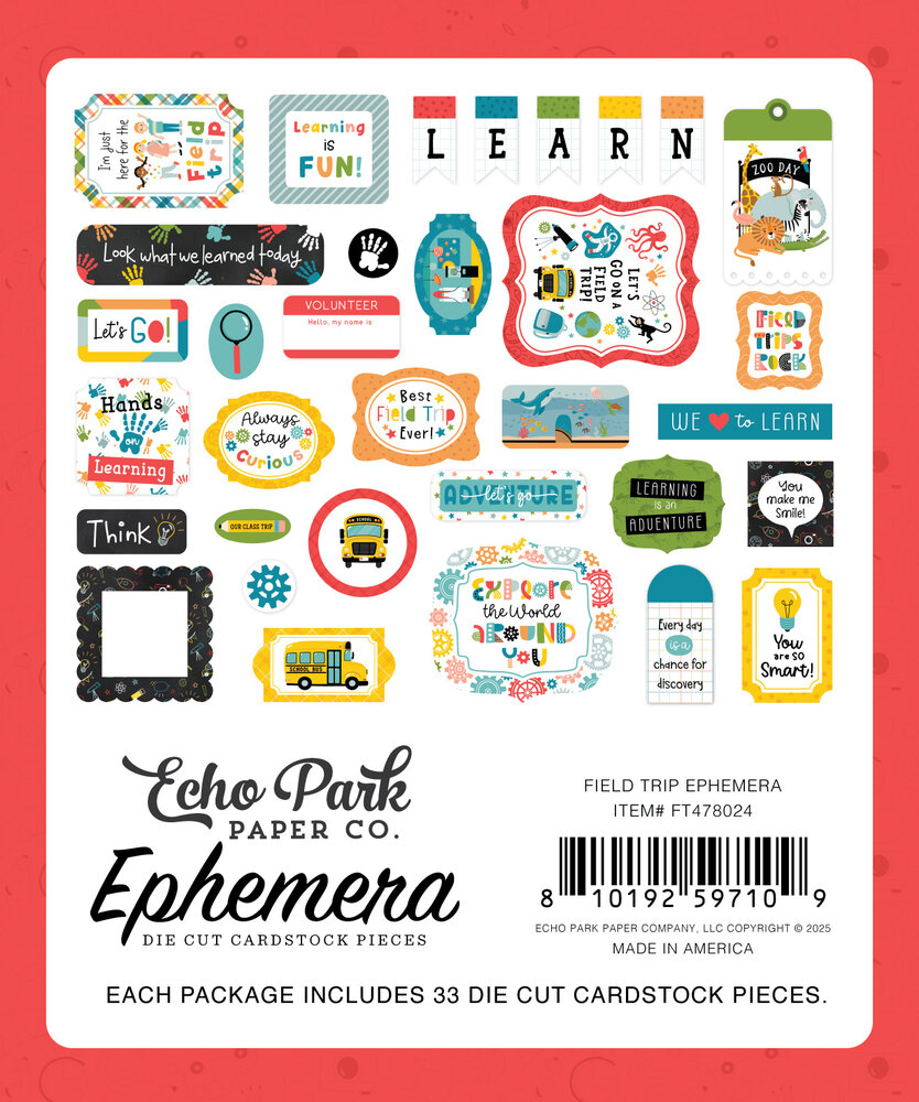 Echo Park Field Trip Ephemera (FT478024)