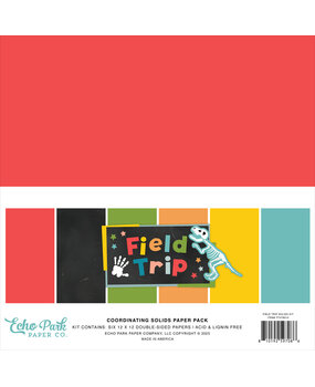 Echo Park PRE-ORDER Field Trip 12x12 Inch Coordination Solids Paper Pack (FT478015) Echo Park PRE-ORDER Field Trip 12x12 Inch Coordination Solids Paper Pack (FT478015)