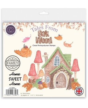 Craft Consortium PRE-ORDER Tales from Oak Wood A6 Clear Stamp Home Sweet Home (CCLSTMP003) Craft Consortium PRE-ORDER Tales from Oak Wood A6 Clear Stamp Home Sweet Home (CCLSTMP003)