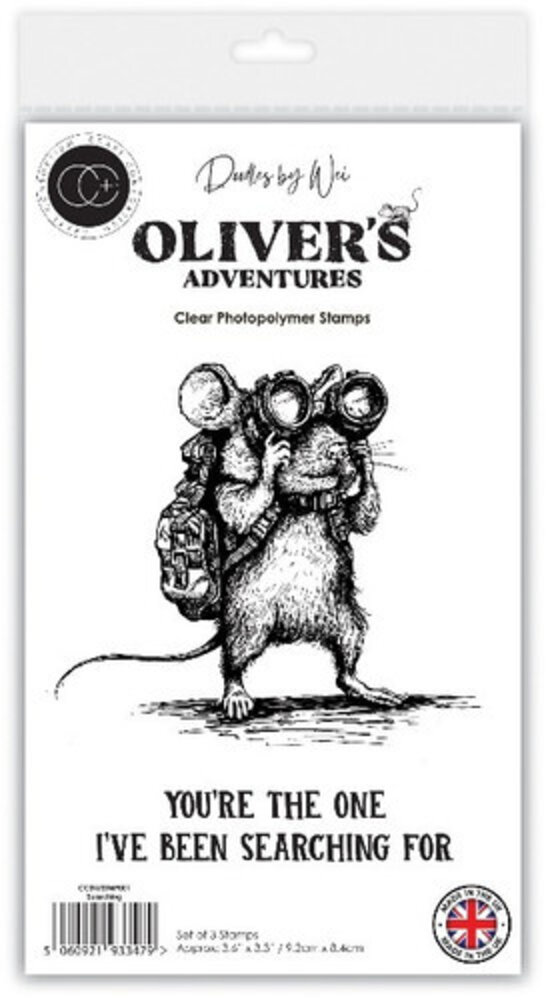 Craft Consortium Oliver's Adventures A6 Clear Stamp Searching (CCDWSTMP001)