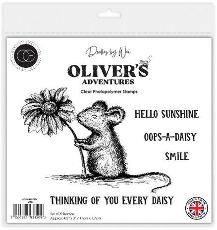 Craft Consortium PRE-ORDER Oliver's Adventures A6 Clear Stamp Daisy (CCDWSTMP004) Craft Consortium PRE-ORDER Oliver's Adventures A6 Clear Stamp Daisy (CCDWSTMP004)