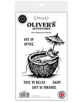 Craft Consortium PRE-ORDER Oliver's Adventures A6 Clear Stamp Paradise (CCDWSTMP005) Craft Consortium PRE-ORDER Oliver's Adventures A6 Clear Stamp Paradise (CCDWSTMP005)