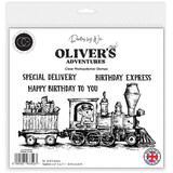 Craft Consortium PRE-ORDER Oliver's Adventures A6 Clear Stamp Birthday Express (CCDWSTMP006)