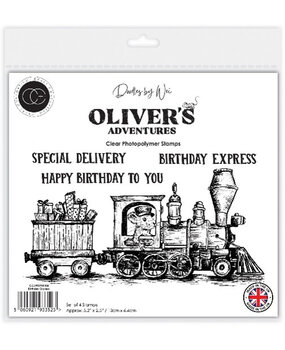 Craft Consortium PRE-ORDER Oliver's Adventures A6 Clear Stamp Birthday Express (CCDWSTMP006) Craft Consortium PRE-ORDER Oliver's Adventures A6 Clear Stamp Birthday Express (CCDWSTMP006)