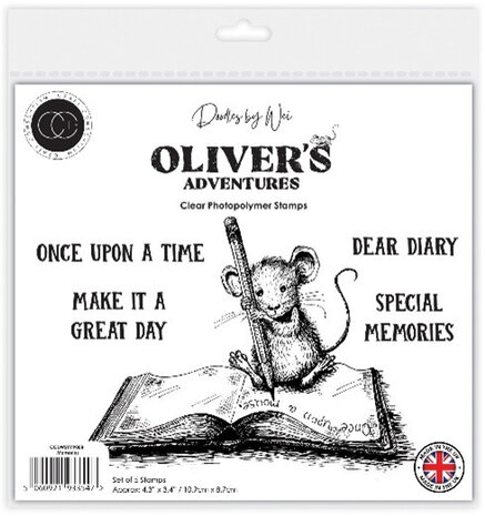 Craft Consortium Oliver's Adventures A6 Clear Stamp Memories (CCDWSTMP008)