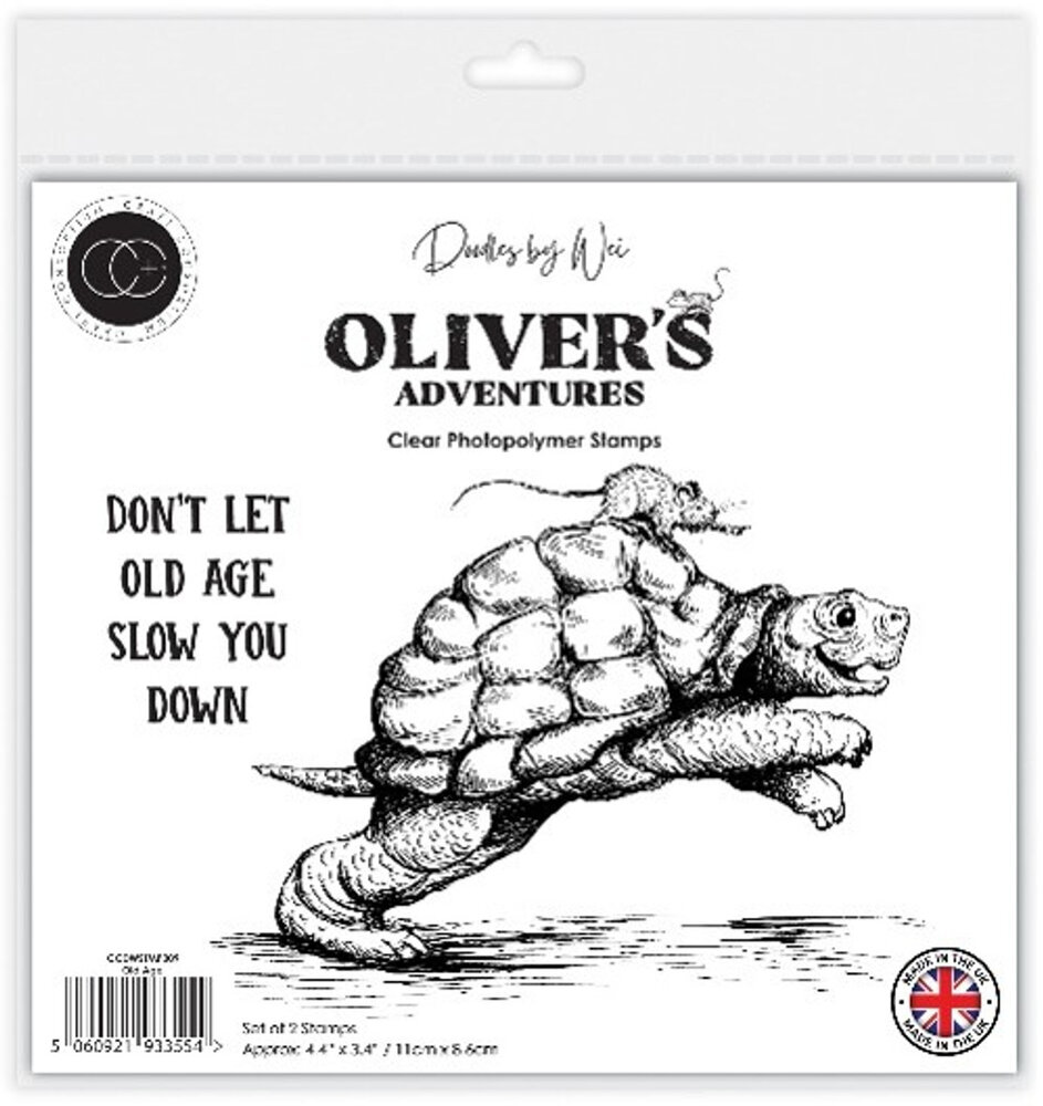 Craft Consortium Oliver's Adventures A6 Clear Stamp Old Age (CCDWSTMP009)