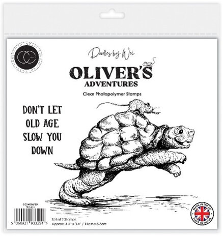 Craft Consortium PRE-ORDER Oliver's Adventures A6 Clear Stamp Old Age (CCDWSTMP009) Craft Consortium PRE-ORDER Oliver's Adventures A6 Clear Stamp Old Age (CCDWSTMP009)