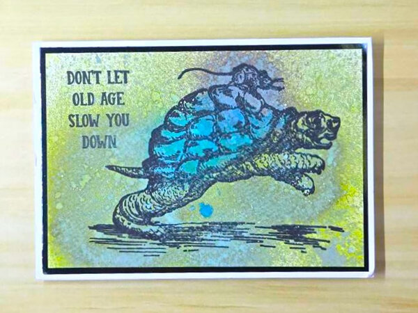 Craft Consortium Oliver's Adventures A6 Clear Stamp Old Age (CCDWSTMP009)