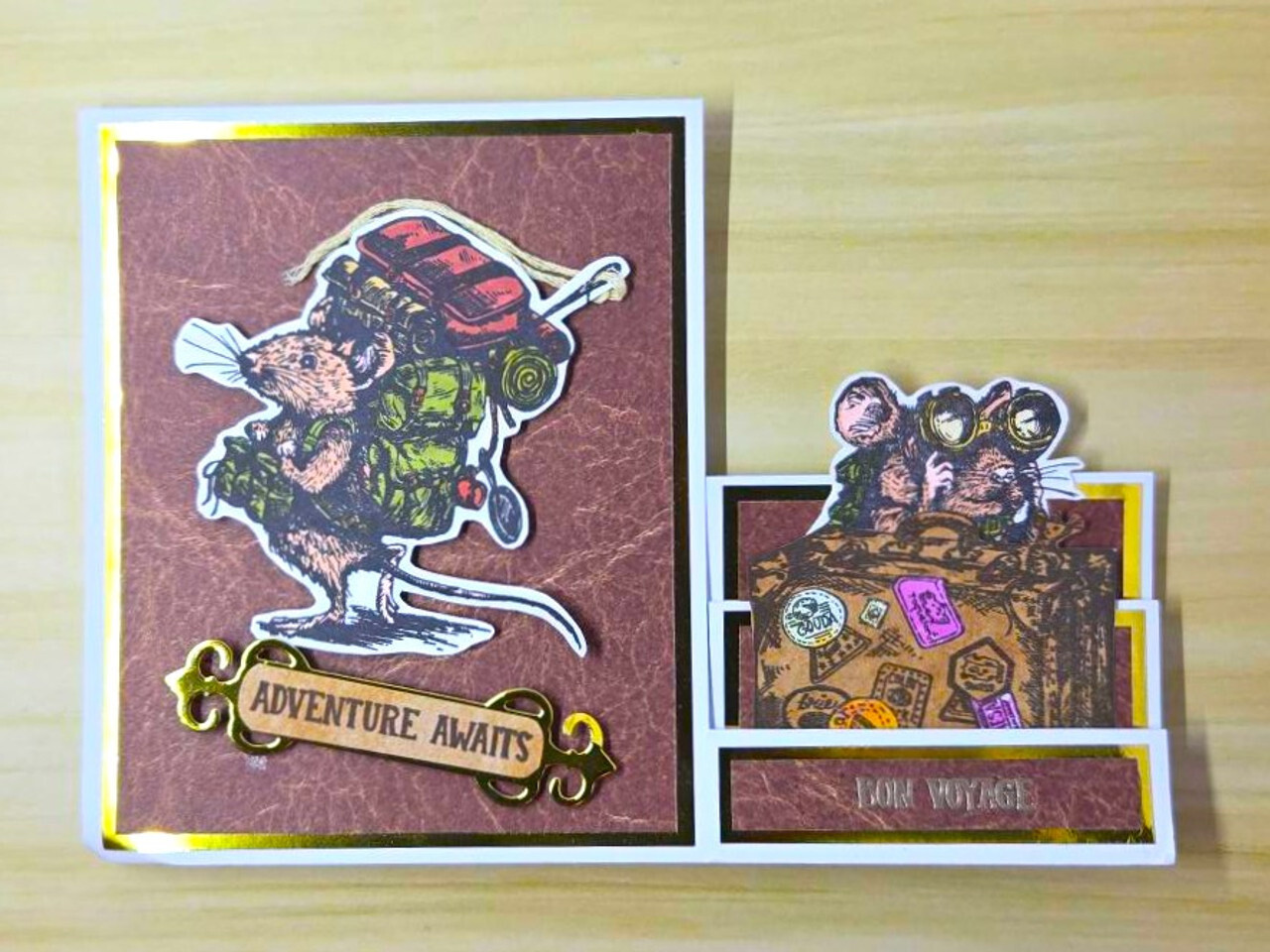 Craft Consortium Oliver's Adventures A6 Clear Stamp Travel (CCDWSTMP010)