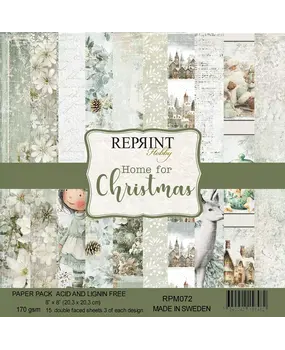 Reprint PRE-ORDER Home For Christmas 8x8 Inch Paper Pack (RPM072) Reprint PRE-ORDER Home For Christmas 8x8 Inch Paper Pack (RPM072)