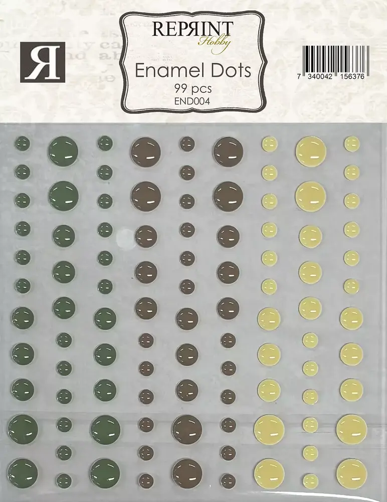 Reprint Home For Christmas Enamel Dots (END004)