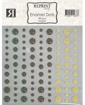 Reprint Home For Christmas Enamel Dots (END004)