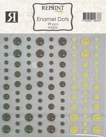 Reprint Home For Christmas Enamel Dots (END004)
