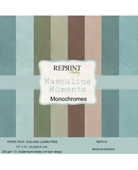 Reprint PRE-ORDER Masculine Moments 12x12 Inch Cardstock (REP018)