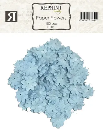 Reprint PRE-ORDER Paper Flowers Blue (FL007) Reprint PRE-ORDER Paper Flowers Blue (FL007)