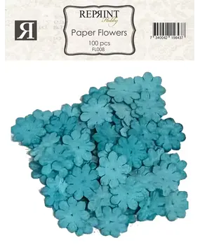 Reprint PRE-ORDER Paper Flowers Turqouise (FL008)