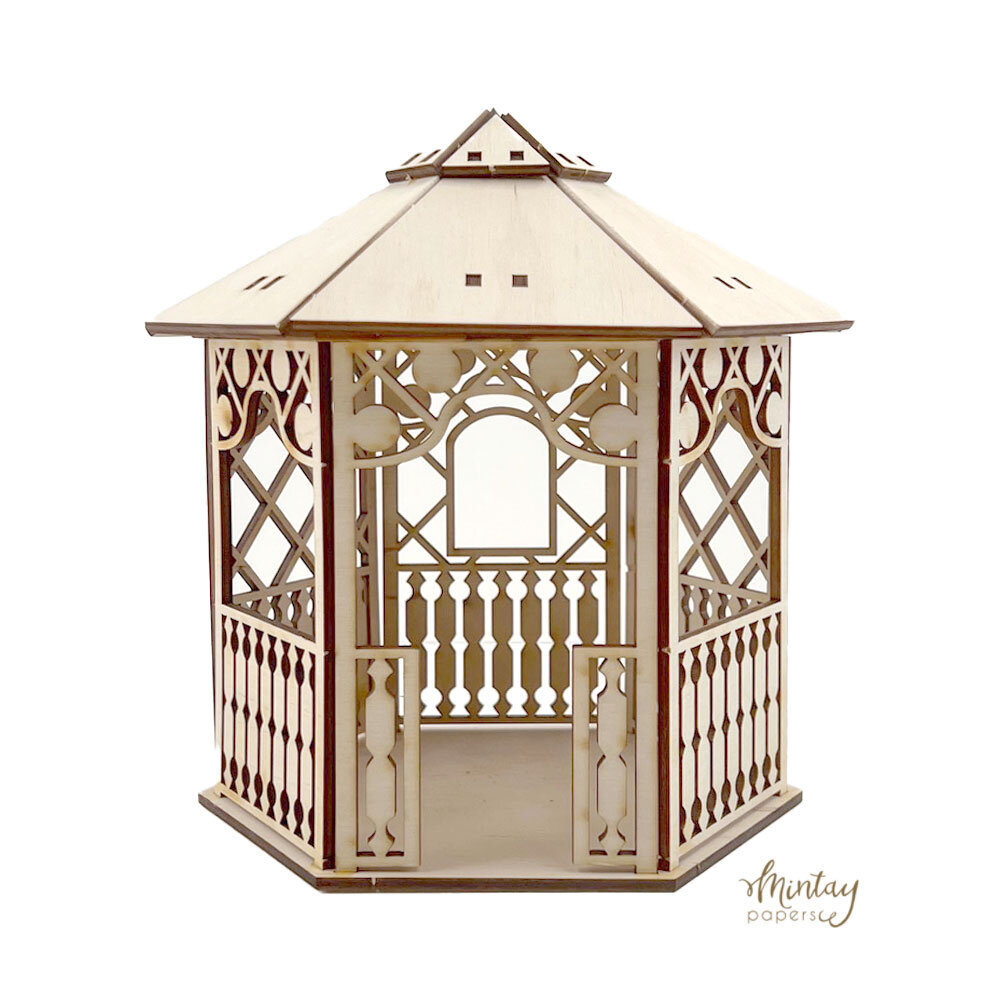 Mintay PRE-ORDER Woodies Decor Gazebo (MT-WD3-30) Mintay PRE-ORDER Woodies Decor Gazebo (MT-WD3-30)