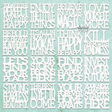 Mintay Chippies 12x12 Inch Motivational Words (MT-CHIP2-D113)