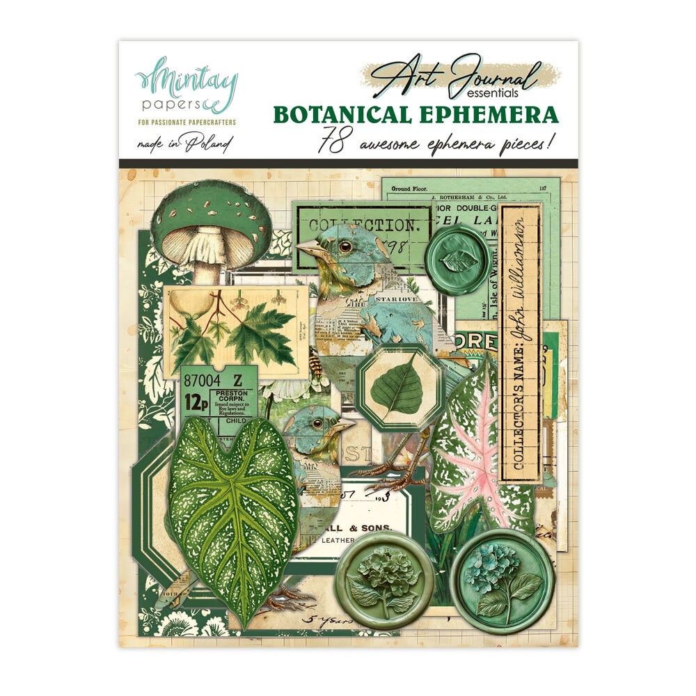 Mintay PRE-ORDER Art Journal Botanical Ephemera (MT-ART-C01) Mintay PRE-ORDER Art Journal Botanical Ephemera (MT-ART-C01)