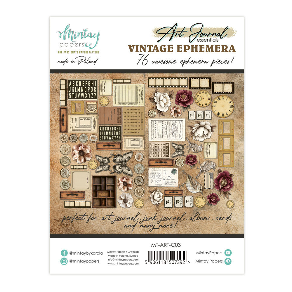 Mintay Art Journal Vintage Ephemera (MT-ART-C03)