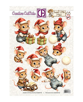 Creatief Art Sweet Little Mice Christmas 03 Stansvel (CCO-027) Creatief Art Sweet Little Mice Christmas 03 Stansvel (CCO-027)