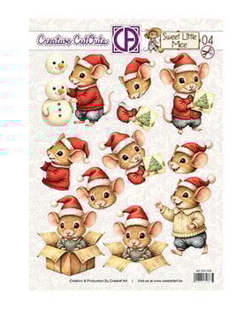Creatief Art Sweet Little Mice Christmas 04 Stansvel (CCO-028) Creatief Art Sweet Little Mice Christmas 04 Stansvel (CCO-028)