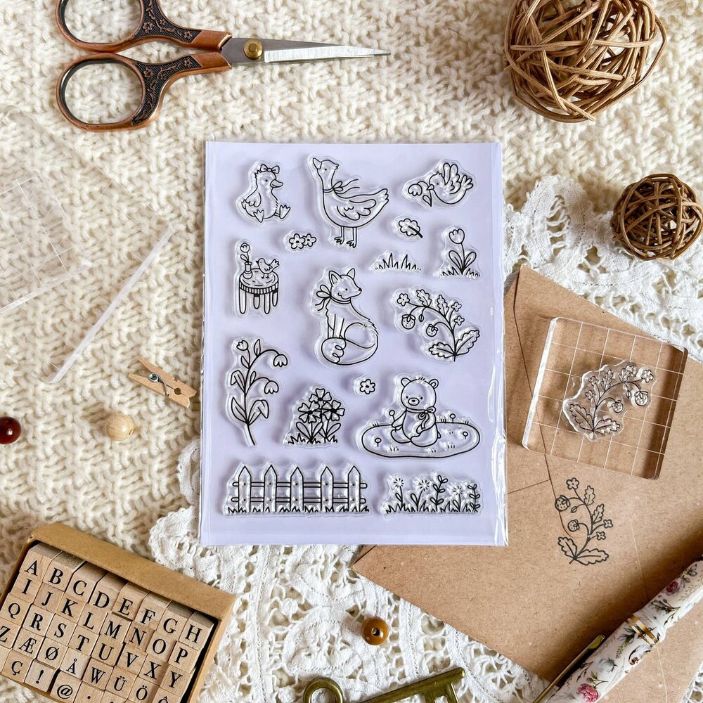 Anna Lunak Cottagecore Garden Clear Stamp Set Anna Lunak Cottagecore Garden Clear Stamp Set