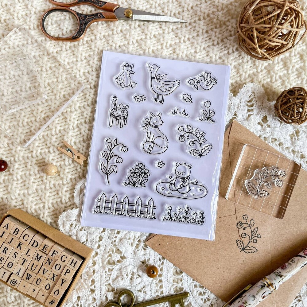 Anna Lunak Cottagecore Garden Clear Stamp Set Anna Lunak Cottagecore Garden Clear Stamp Set