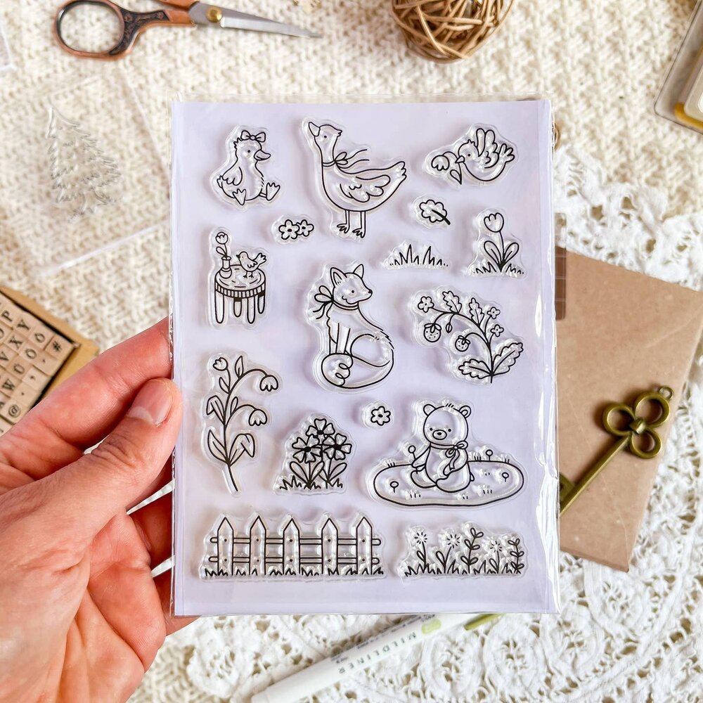 Anna Lunak Cottagecore Garden Clear Stamp Set Anna Lunak Cottagecore Garden Clear Stamp Set