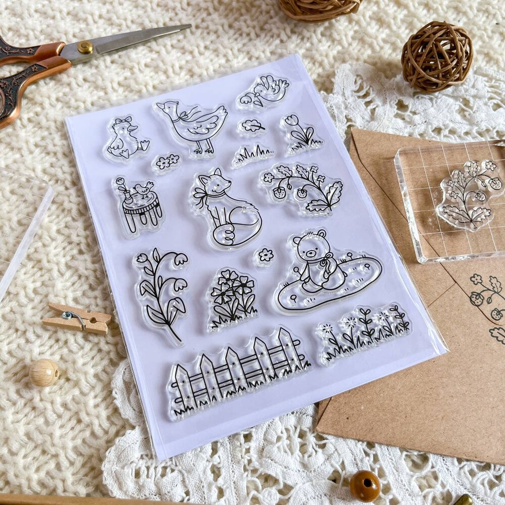 Anna Lunak Cottagecore Garden Clear Stamp Set Anna Lunak Cottagecore Garden Clear Stamp Set