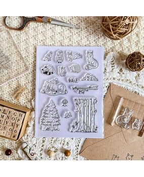 Anna Lunak Forest Critters Clear Stamp Set