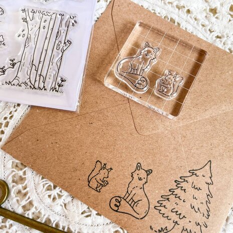 Anna Lunak Forest Critters Clear Stamp Set Anna Lunak Forest Critters Clear Stamp Set