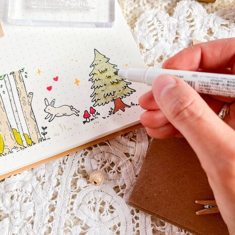 Anna Lunak Forest Critters Clear Stamp Set Anna Lunak Forest Critters Clear Stamp Set