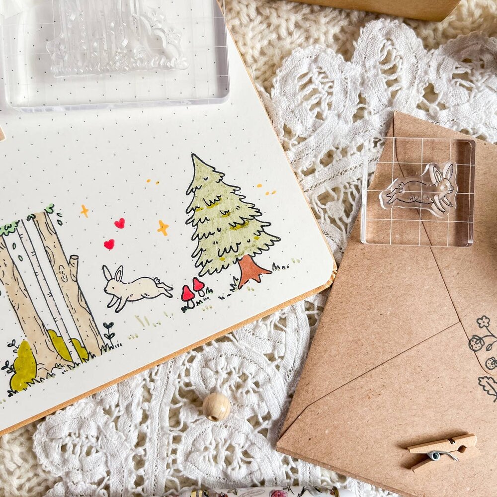 Anna Lunak Forest Critters Clear Stamp Set Anna Lunak Forest Critters Clear Stamp Set