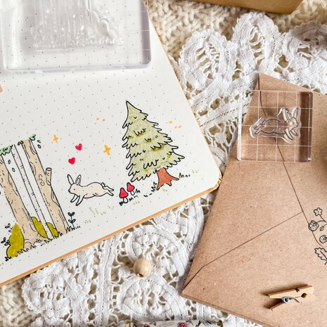 Anna Lunak Forest Critters Clear Stamp Set Anna Lunak Forest Critters Clear Stamp Set