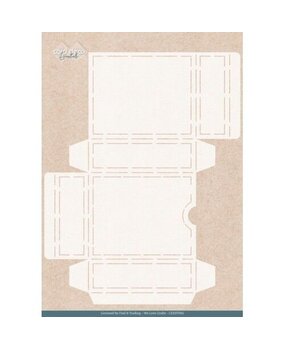 Card Deco Folding Box Stencil Steampunk Box (CDEST092)