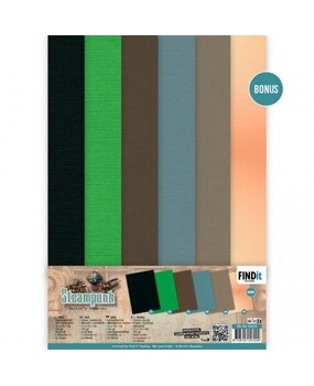 Berrie's Beauties Steampunk A4 Linen Cardstock Pack (BB-A4-10024) Berrie's Beauties Steampunk A4 Linen Cardstock Pack (BB-A4-10024)