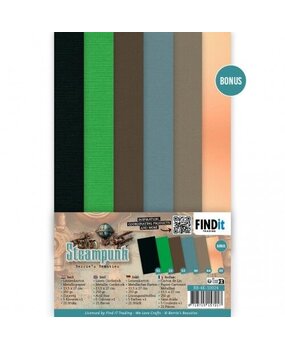 Berrie's Beauties Steampunk 4K Linen Cardstock Pack (BB-4K-10024) Berrie's Beauties Steampunk 4K Linen Cardstock Pack (BB-4K-10024)