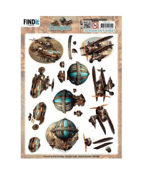 Berrie's Beauties Steampunk 3D Push Out In the Air (SB11069)