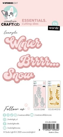 Creative Craftlab Essentials Dies Wordz Winter (CCL-ES-CD981)