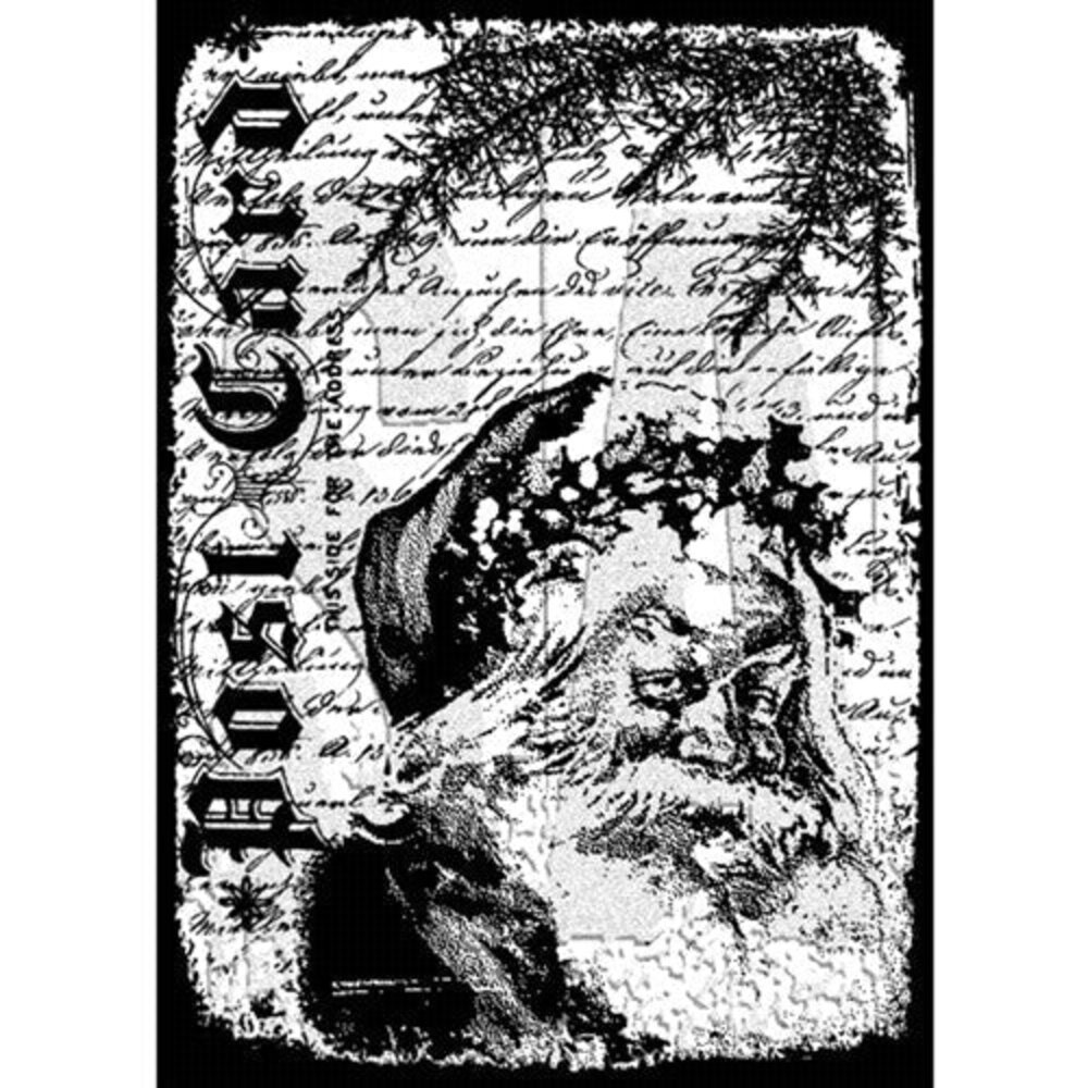 Stampers Anonymous Cling Components Stamps Santa Letter (COM028)
