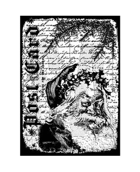Stampers Anonymous Cling Components Stamps Santa Letter (COM028)