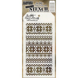 Stampers Anonymous Tim Holtz Holiday Knit Layering Stencil (THS028)