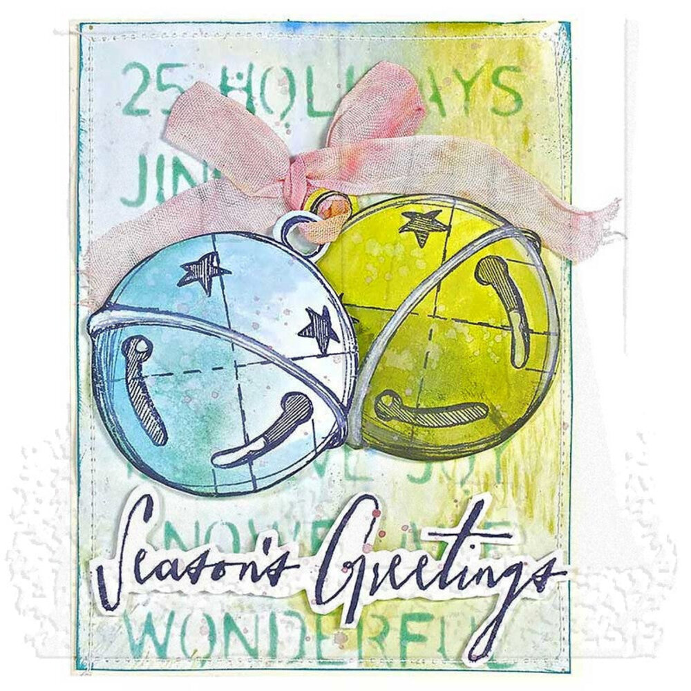 Stampers Anonymous Tim Holtz Christmas Layering Stencil (THS030)