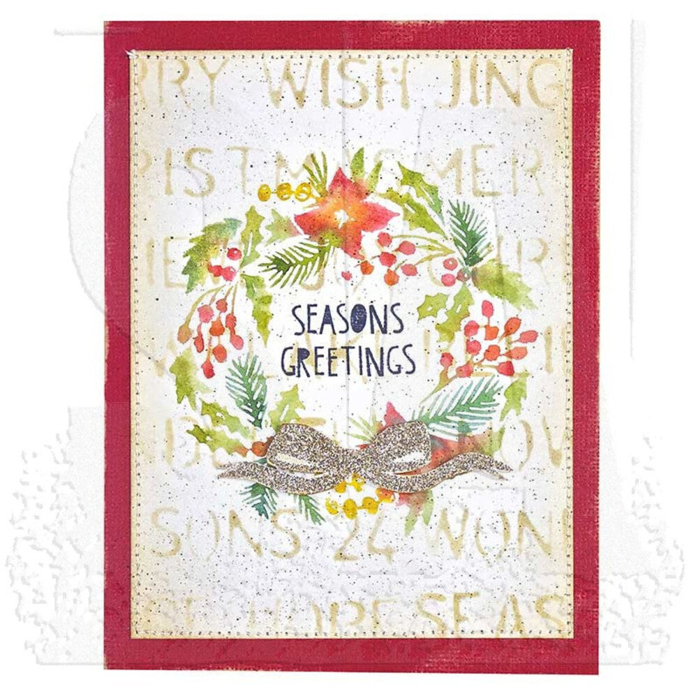 Stampers Anonymous PRE-ORDER Tim Holtz Christmas Layering Stencil (THS030) Stampers Anonymous PRE-ORDER Tim Holtz Christmas Layering Stencil (THS030)